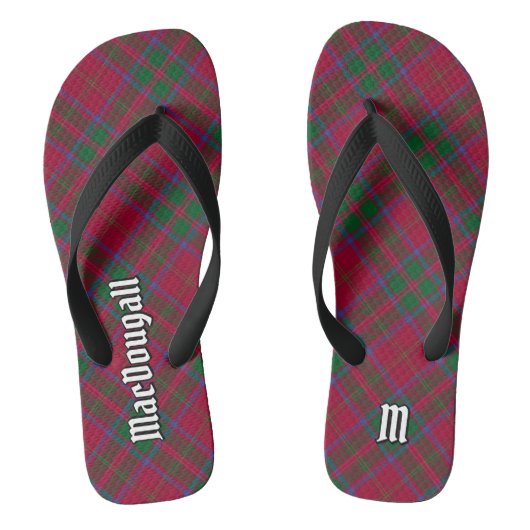 Clan MacDougall Tartan Teenslippers (Voetbed)
