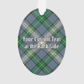 Clan MacDowall Crest over Tartan Ornament (achterkant)