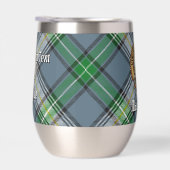 Clan MacDowall Crest sur Tartan (Droite)