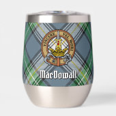 Clan MacDowall Crest sur Tartan (Avant)