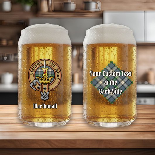 Clan MacDowall Crest sur Tartan