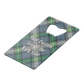 Clan MacDowall Crest sur Tartan (Dos Angle)