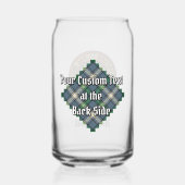 Clan MacDowall Crest sur Tartan (Verso)