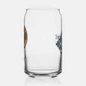 Clan MacDowall Crest sur Tartan (Gauche)