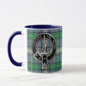 Clan MacDowall Crest & Tartan Mok (Links)