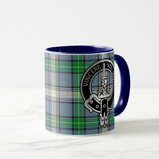 Clan MacDowall Crest & Tartan Mok (Voorkant rechts)