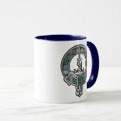 Clan MacDowall Crest & Tartan Mug (Devant droit)