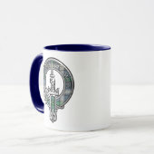 Clan MacDowall Crest & Tartan Mug (Devant gauche)
