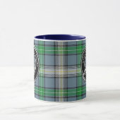 Clan MacDowall Crest & Tartan Mug (Centre)