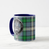 Clan MacDowall Crest & Tartan Mug (Devant gauche)