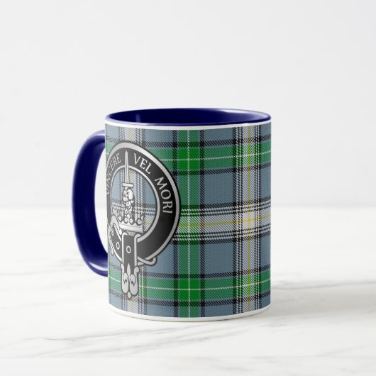 Clan MacDowall Crest & Tartan Mug (Devant gauche)