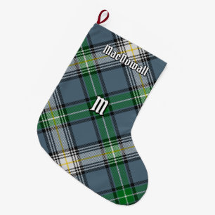 Clan MacDowall Tartan Grote Kerstsok