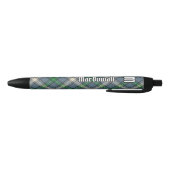 Clan MacDowall Tartan Zwarte Inkt Pen (Bodem)
