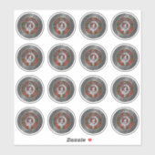 Clan MacDuff Crest & Tartan Knot Sticker (Vel)