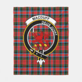Clan MacDuff Hunting Ancient Tartan Pset Fleece Deken (Voorkant)