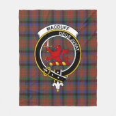Clan MacDuff Hunting Modern Tartan Pset Fleece Deken (Voorkant)
