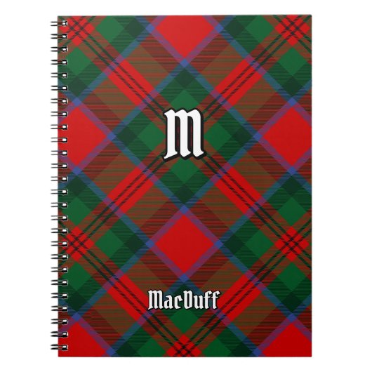 Clan MacDuff Tartan Notitieboek (Voorkant)