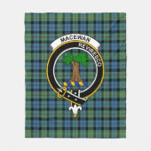Clan MacEwan Ancient Tartan Pset Fleece Deken (Voorkant)