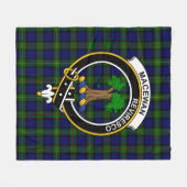Clan MacEwan Tartan Plaid Fleece Deken (Voorkant (Horizontaal))