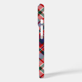 Clan MacFarlane Crest over Jurk Tartan Case-Mate iPhone Case (Achterkant / Links)