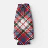 Clan MacFarlane Crest over Jurk Tartan Flesjeskoeler (Achterkant)