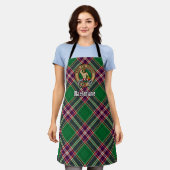 Clan MacFarlane Crest over moderne jacht Tartan Schort (Gedragen)