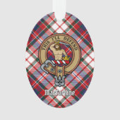 Clan MacFarlane Crest sur le tatan de robe (devant)