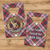 Clan MacFarlane Crest sur le tatan de robe