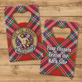 Clan MacFarlane Crest sur Tartan