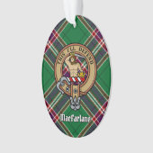 Clan MacFarlane Crest sur Tartan de chasse moderne (devant)