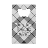 Clan MacFarlane Crest sur tarte noir et blanc (Dos)