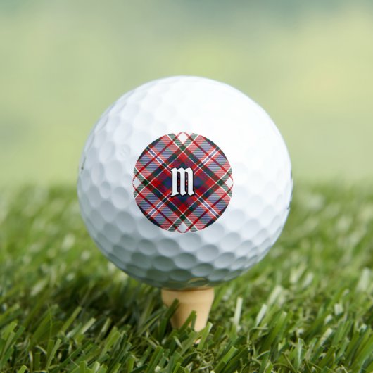 Clan MacFarlane Dress Tartan Golfballen (Insitu Shirt)