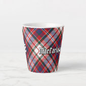 Clan MacFarlane Dress Tartan Latte Mok (Voorkant)