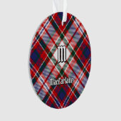 Clan MacFarlane Dress Tartan Ornament (voorkant)