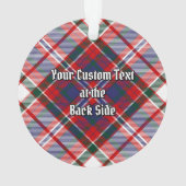 Clan MacFarlane Dress Tartan Ornament (achterkant)