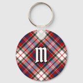 Clan MacFarlane Dress Tartan Sleutelhanger (Voorkant)