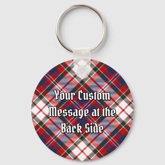 Clan MacFarlane Dress Tartan Sleutelhanger (Achterkant)