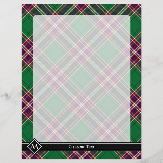 Clan MacFarlane Moderne Jacht Tartan Flyer (Voorkant)