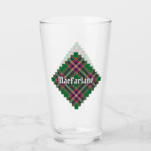 Clan MacFarlane Moderne Jacht Tartan Glas (Achterkant)