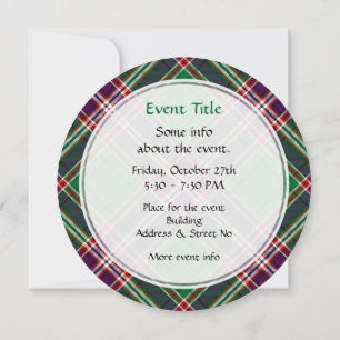 Clan MacFarlane Moderne Jacht Tartan Kaart