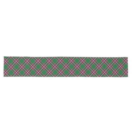 Clan MacFarlane Moderne Jacht Tartan Lange Tafelloper (Horizontaal)