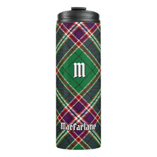 Clan MacFarlane Moderne Jacht Tartan Thermosbeker