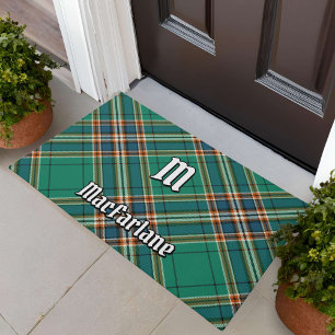 Clan MacFarlane Oude Jacht Tartan Deurmat