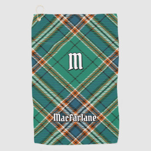 Clan MacFarlane Oude Jacht Tartan Golfhanddoek