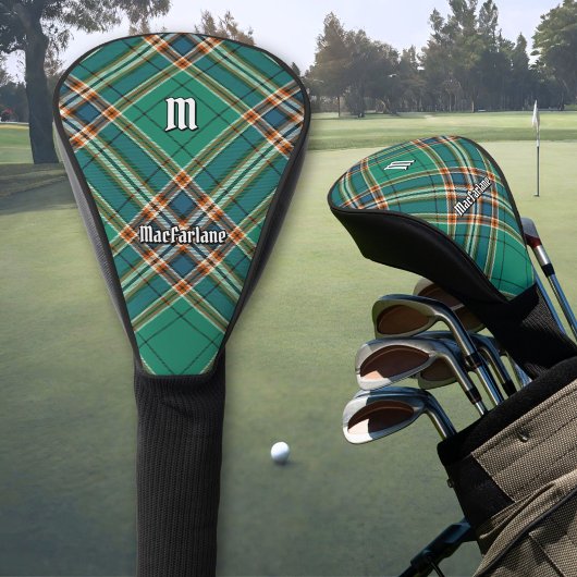 Clan MacFarlane Oude Jacht Tartan Golfheadcover