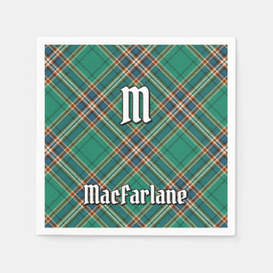 Clan MacFarlane Oude Jacht Tartan Servet