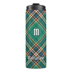 Clan MacFarlane Oude Jacht Tartan Thermosbeker