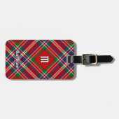 Clan MacFarlane Red Tartan Bagagelabel (Voorkant horizontaal)
