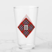 Clan MacFarlane Red Tartan Glas (Voorkant)