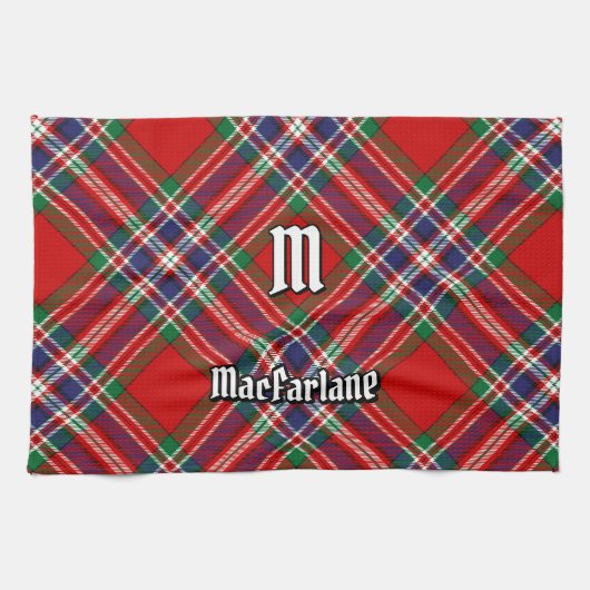 Clan MacFarlane Red Tartan Theedoek (Horizontaal)